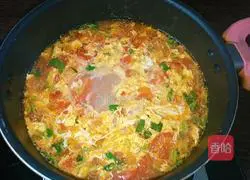 Illustration of tomato and egg drop soup 16