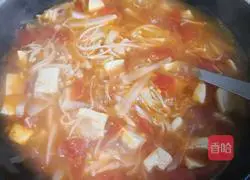 Enoki Mushroom and Tofu Soup Illustration of how to do it 10