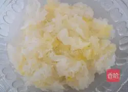 Purple sweet potato and white fungus soup recipe 1