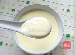 Milk-flavored steamed egg custard recipe 13
