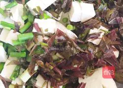 Illustration of how to make cold toon tofu 2