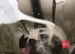 Milk-flavored purple sweet potato cake recipe 4