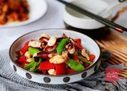 Illustration of Stir-fried Octopus 13