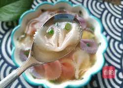 Recipe for clear soup butterfly noodles (baby version) 6