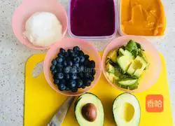 Illustration of how to dissolve fruits and vegetables into beans 1