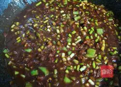 Illustration of making fried noodles 14