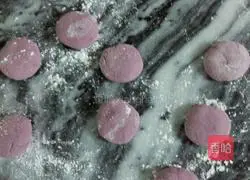 Illustration of how to make purple sweet potato and rose steamed buns 12