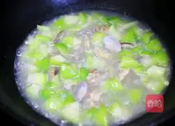 Illustration of how to make loofah flower nail soup 12