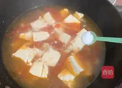 Illustration of tomato tender tofu soup 7
