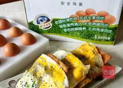 Illustration of how to make pancakes and fruits 1