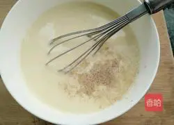 Omelette Illustration of how to make cakes 6