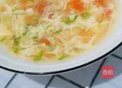 Tomato and egg drop soup recipe 9