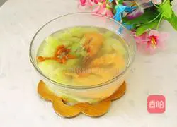 Illustration of healthy wolfberry shrimp recipes 12