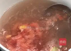 Illustration of how to make tomato and sago 9