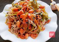 Illustration of how to make cold red oil enoki mushrooms 8