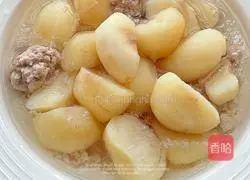 Illustration of how to make water chestnut lean meat soup 8