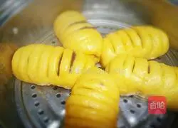 Illustration of how to make bean paste buns 21