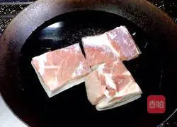 Illustration of braised pork belly 2