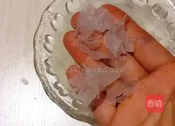 Illustration of how to make purple potato, red dates and white fungus soup 4