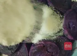 Illustration of how to make purple sweet potato steamed bun rolls 4