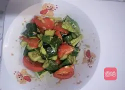 Illustration of how to make summer quick salad dishes 5