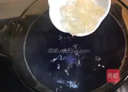 Illustration of how to make purple sweet potato and water chestnuts 9