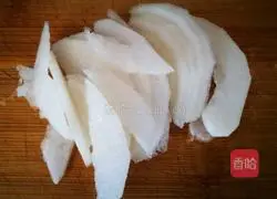 Illustration of how to make colorful pepper, snow pear and bitter melon 6