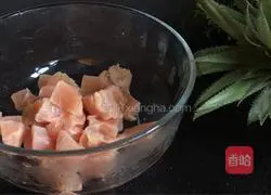 Illustration of how to make fried chicken with pineapple 2