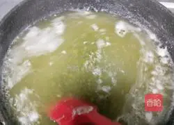 Illustration of how to make mung bean paste 5