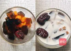 How to cook handmade sweet potato and jelly grass Illustration 6