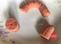 Illustration of how to make rapeseed and egg noodles 3