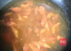 Illustration of how to make tomato and egg soup 2