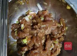 Illustration of how to make mustard pork noodles 2