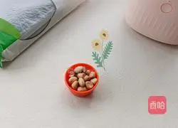 Illustration of how to make rice black rice paste 4