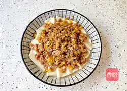 Minced pork with pickled mustard Illustration of how to make steamed tofu 11