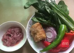 Illustration of how to make dry fried beef 1