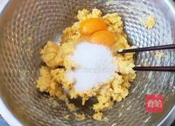 Illustration of how to make cornmeal buns 2