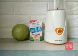 Illustration of how to make guava milkshake 1