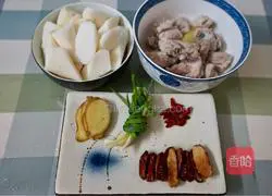 Yam Pork Ribs Soup Recipe Illustration 4