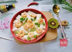 Illustration of how to make shrimp and tofu soup 8