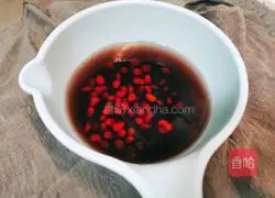 Purple Illustration of how to make rice milk soup 3