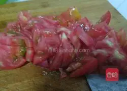 Illustration of how to make diced tomato noodles 3