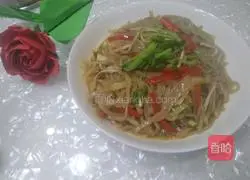 Illustration of how to make cold shredded fish 10