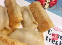 Illustration of how to make pot stickers 1