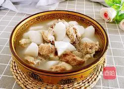 Illustration of how to make pork ribs and yam soup 11