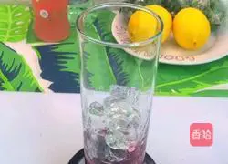 Illustration of homemade cherry cold drink 3