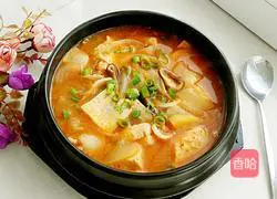 Korean soybean paste soup recipe 9