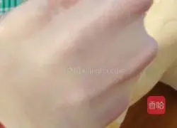 Illustration of how to make bean paste bread 6