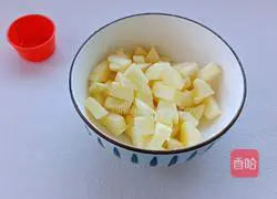 Illustration of how to make stomach-nourishing apple rice cereal 4