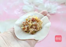 Illustration of how to make dumplings stuffed with pork and pickled cabbage 9